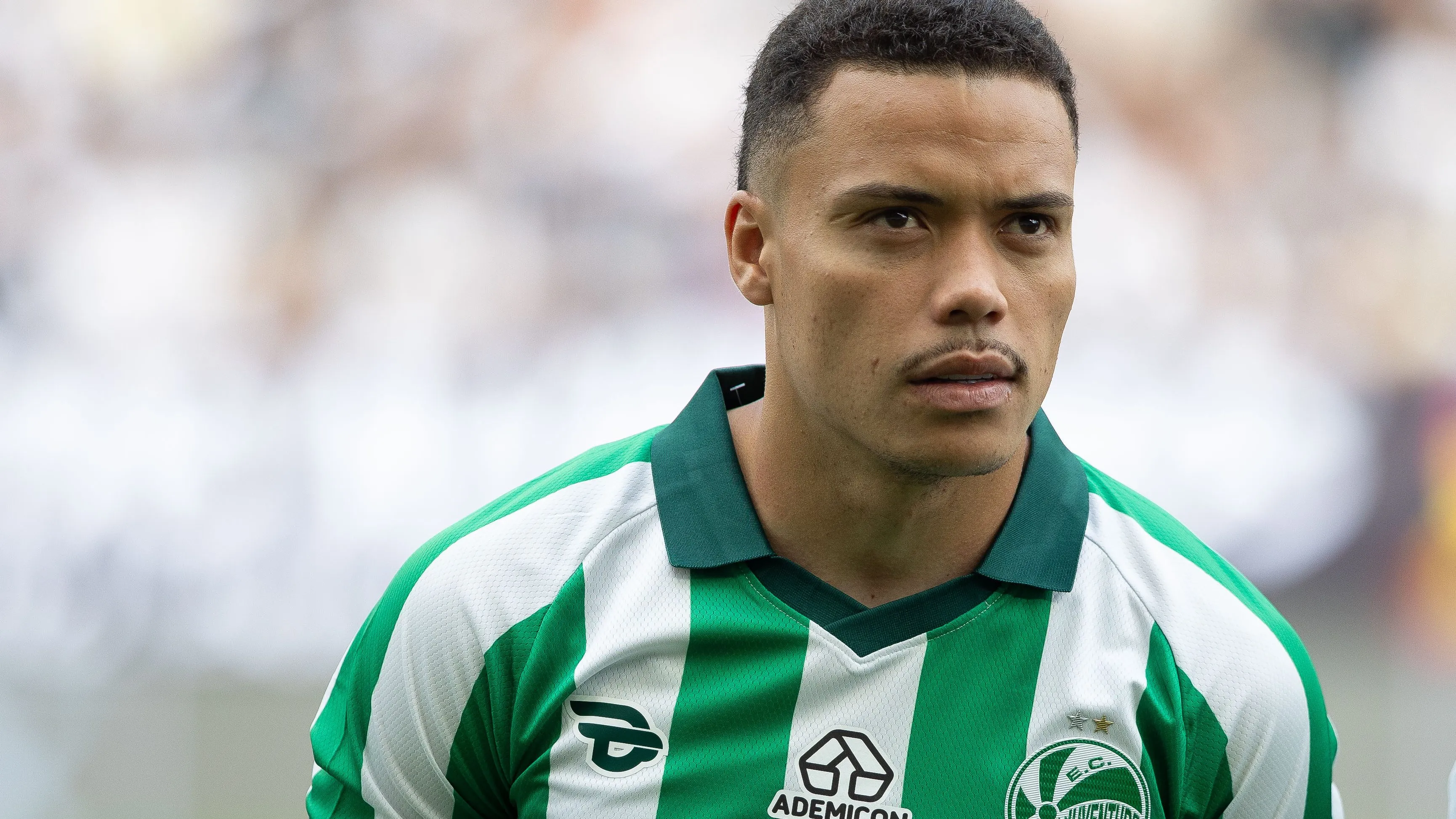 SP – SAO PAULO – 07/12/2025 – BRASILEIRO A 2025, CORINTHIANS X JUVENTUDE – Mandaca jogador do Juventude  durante partida contra o Corinthians no estadio Arena Corinthians pelo campeonato Brasileiro A 2025. Foto: Joisel Amaral/AGIF