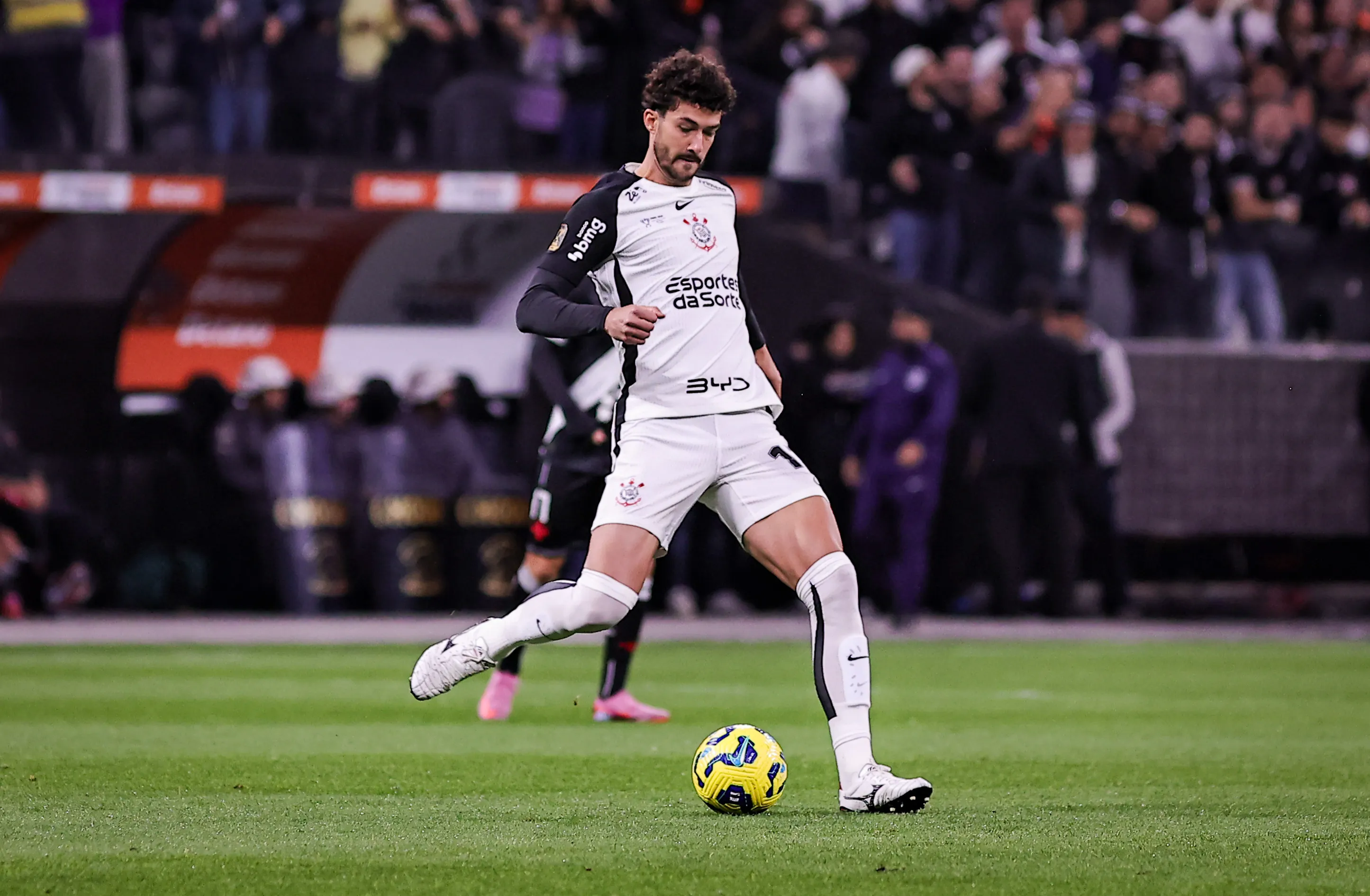 Gustavo Henrique durante partida pelo Corinthians. Foto: Fabio Giannelli/AGIF