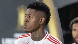 Vitao jogador do Internacional durante partida contra o Flamengo no estadio Maracana pelo campeonato Copa Libertadores 2025. Foto: Lucas Gabriel Cardoso/AGIF