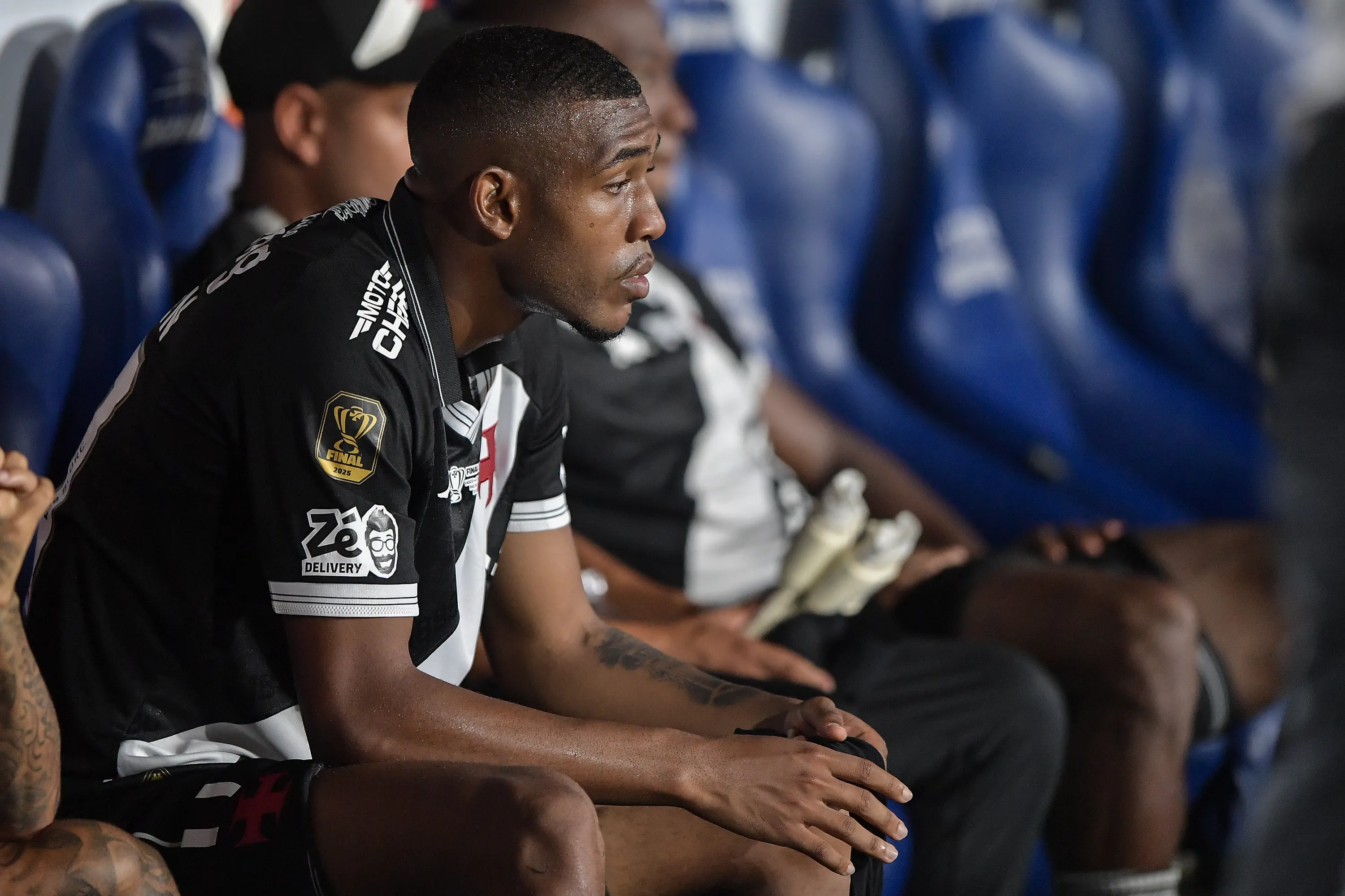 Rayan após derrota do Vasco na final da Copa do Brasil. Foto: Thiago Ribeiro/AGIF