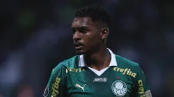 Luis Guilherme jogador do Palmeiras durante partida contra o Liverpool - URU no estadio Arena Allianz Parque pelo campeonato Copa Libertadores 2024. Foto: Ettore Chiereguini/AGIF