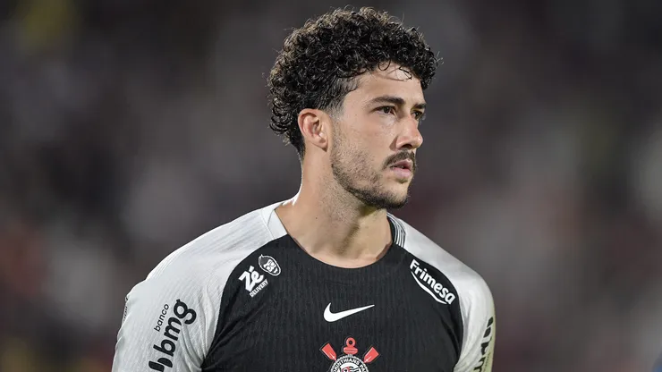 Gustavo Henrique em campo pelo Corinthians. Foto: Thiago Ribeiro/AGIF