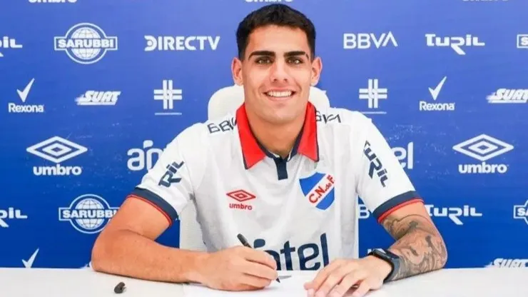 Lucas Villalba está próximo de ser anunciado pelo Botafogo. Foto: Divulgação/Nacional-URU