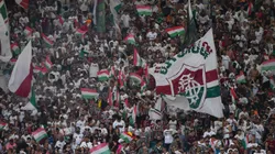 Torcida do Fluminense durante partida contra Fortaleza no estadio Maracana pelo campeonato Brasileiro A 2025. Foto: Thiago Ribeiro/AGIF
