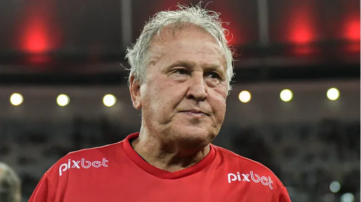 Zico no Jogo das Estrelas. Foto: Thiago Ribeiro/AGIF