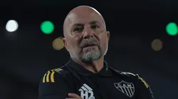 Jorge Sampaoli técnico do Atlético-MG durante partida contra o Fluminense no estádio Maracanã pelo campeonato Brasileiro A 2025