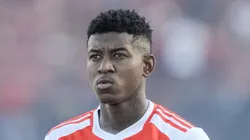 Vitão jogador do Internacional durante partida contra o Vitória no estádio Barradão pelo campeonato Brasileiro A 2024.