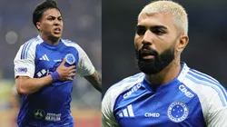 Kaio Jorge e Gabigol foram os artilheiros do Cruzeiro em 2025 - Fotos: Gilson Lobo/AGIF