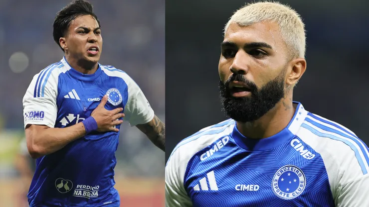 Kaio Jorge e Gabigol foram os artilheiros do Cruzeiro em 2025 - Fotos: Gilson Lobo/AGIF