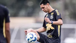 Caballero não empolgou a comissão técnica de Vojvoda e está buscando novos ares para 2026 - Foto: Raul Baretta/Santos FC