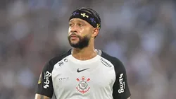 Memphis Depay jogador do Corinthians durante partida contra o Vasco. Foto: Thiago Ribeiro/AGIF