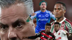 José Boto vai fechar com grandes reforços para o Flamengo - Fotos: Jorge Rodrigues/AGIF, Luiz Erbes/AGIF e Thiago Ribeiro/AGIF