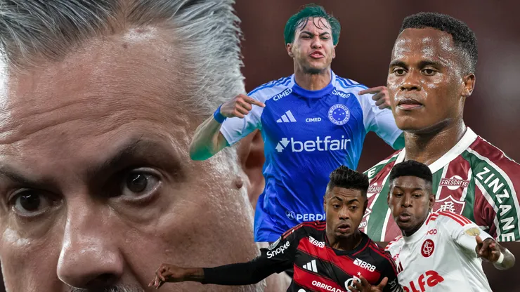 José Boto vai fechar com grandes reforços para o Flamengo - Fotos: Jorge Rodrigues/AGIF, Luiz Erbes/AGIF e Thiago Ribeiro/AGIF