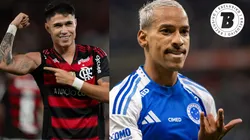 Luiz Araújo pode ser companheiro de Matheus Pereira em 2026 - Fotos: Jorge Rodrigues/AGIF e Fernando Moreno/AGIF