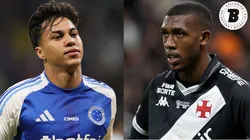 Kaio Jorge e Rayan. Fotos: Gilson Lobo/AGIF e Joisel Amaral/AGIF