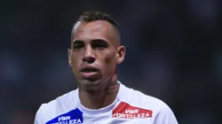 SP - SAO PAULO - 20/09/2025 - BRASILEIRO A 2025, PALMEIRAS X FORTALEZA - Breno Lopes jogador do Fortaleza durante partida contra o Palmeiras no estadio Arena Allianz Parque pelo campeonato Brasileiro A 2025.