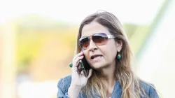 SP - CAMPINAS - 28/09/2024 - BRASILEIRO A 2024, PALMEIRAS X ATLETICO-MG - Leila Pereira presidente do Palmeiras durante partida contra o Atletico-MG no estadio Brinco de Ouro pelo campeonato Brasileiro A 2024. Foto: Marco Miatelo/AGIF