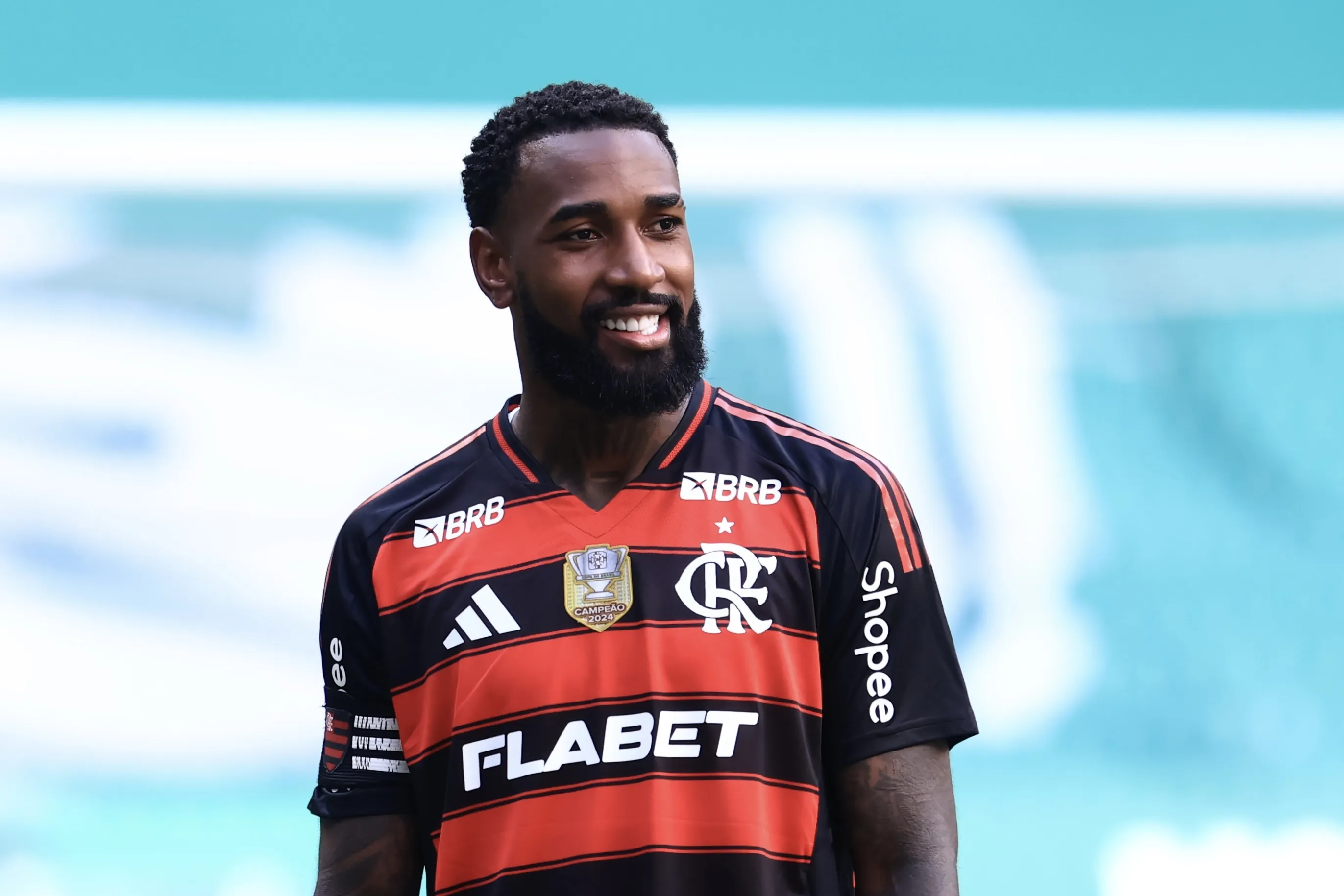 Gerson jogador do Flamengo durante partida contra o Palmeiras no estadio Arena Allianz Parque pelo campeonato Brasileiro A 2025. Foto: Marcello Zambrana/AGIF