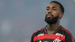 Gerson atuando como jogador do Flamengo durante partida contra o Bahia. Foto: Thiago Ribeiro/AGIF