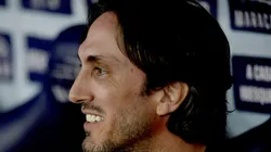 Luis Zubeldia, técnico do Fluminense durante partida contra o Flamengo no estadio Maracana pelo campeonato Brasileiro A 2025. Foto: Alexandre Loureiro/AGIF