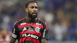 Gerson, ex-jogador do Flamengo, durante partida contra o Cruzeiro no estádio Mineirão pelo campeonato Brasileiro A 2025. Foto: Gilson Lobo/AGIF