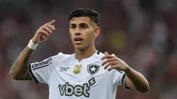 David Ricardo jogador do Botafogo durante partida contra o Flamengo. Foto: Thiago Ribeiro/AGIF