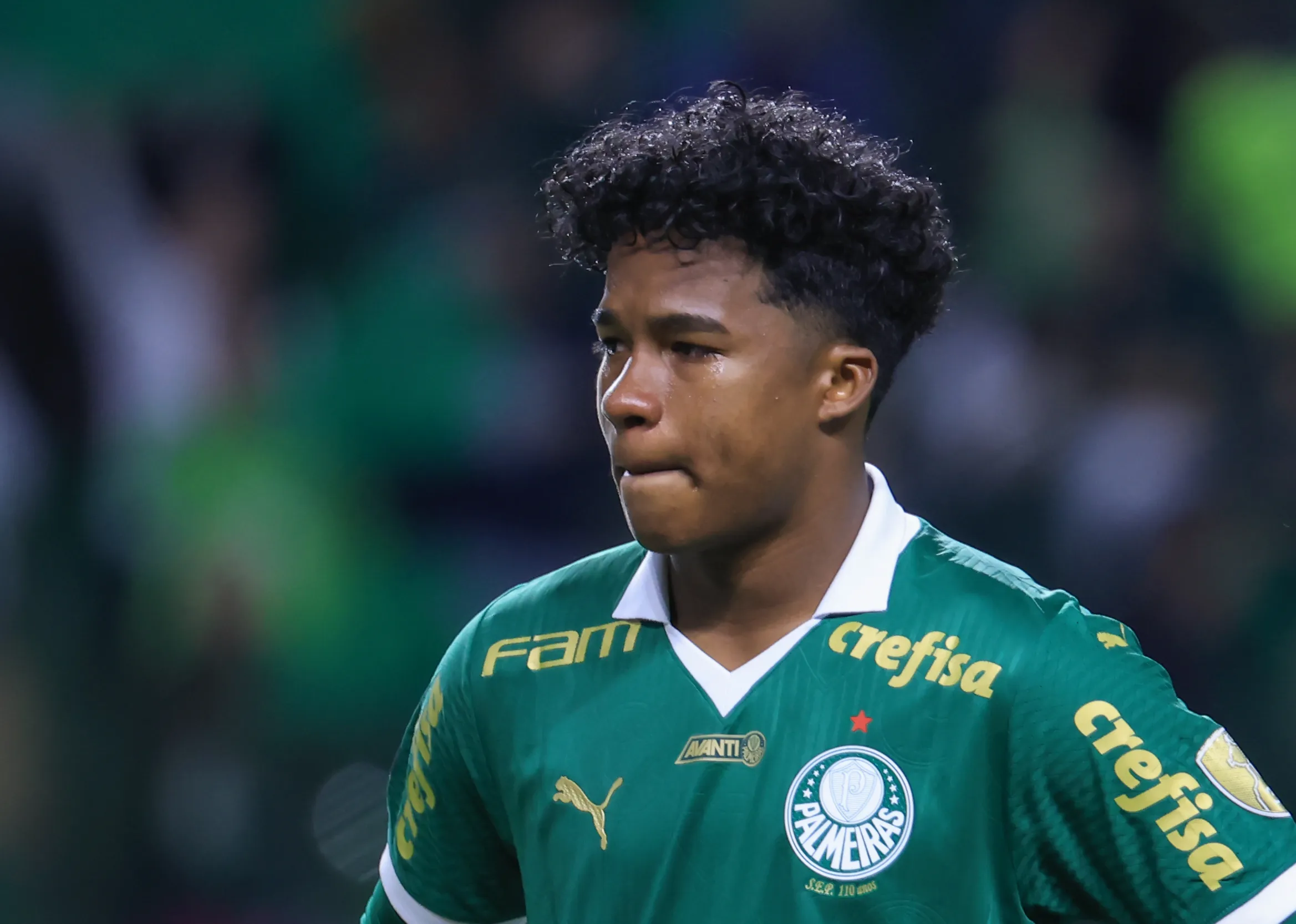SP – SAO PAULO – 30/05/2024 – COPA LIBERTADORES 2024, PALMEIRAS X SAN LORENZO – Endrick jogador do Palmeiras durante partida contra o San Lorenzo no estadio Arena Allianz Parque pelo campeonato Copa Libertadores 2024. Foto: Marcello Zambrana/AGIF
