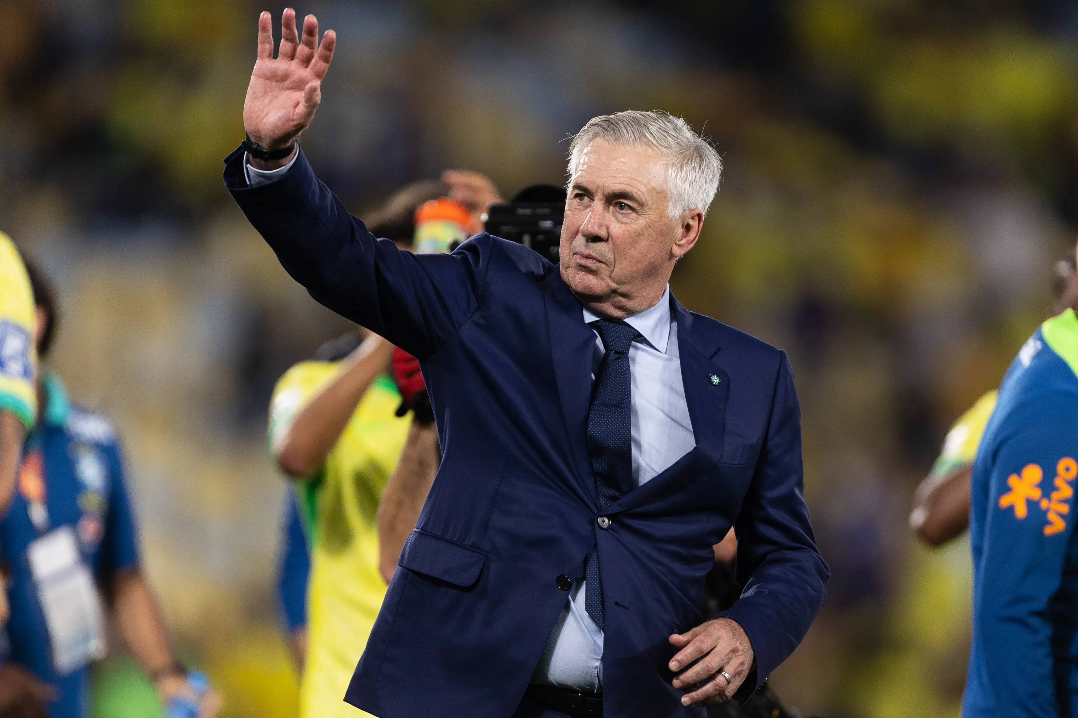 Carlo Ancelotti, técnico da Seleção Brasileira. (Photo by Ruano Carneiro/Getty Images)