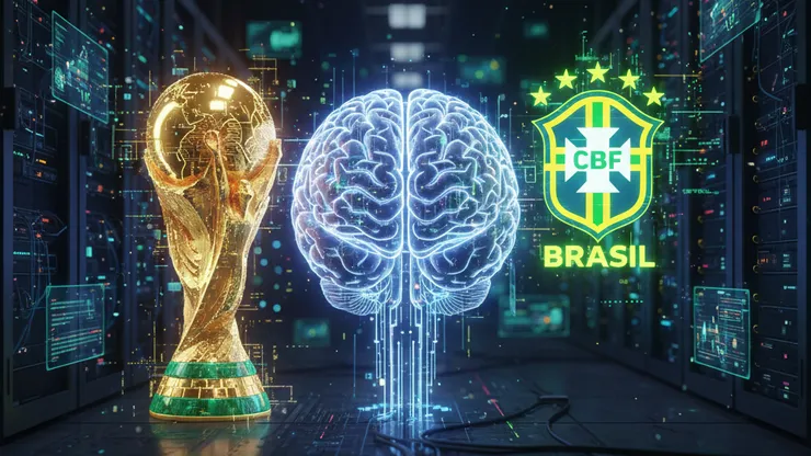 Palpite de como a Seleção Brasileira se saíra na Copa do Mundo - FOTO GERADA POR IA