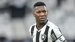 Patrick de Paula jogador do Botafogo durante partida contra o Bangu no estádio Engenhão pelo campeonato Carioca 2025