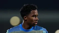 Endrick durante partida da Copa do Rei, ainda na Espanha. Foto: Florencia Tan Jun/Getty Images