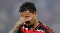 Allan jogador do Flamengo durante partida contra o Bahia no estadio Maracana pelo campeonato Brasileiro A 2025. Foto: Thiago Ribeiro/AGIF