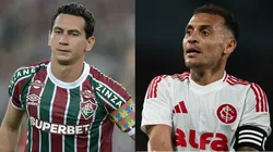 Ganso e Alan Patrick. Fotos: Thiago Ribeiro e Jorge Rodrigues (AGIF)