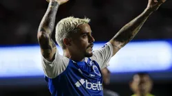 Fagner jogador do Cruzeiro durante partida contra o Sao Paulo no estadio Morumbi pelo campeonato Brasileiro A 2025. Foto: Marco Miatelo/AGIF