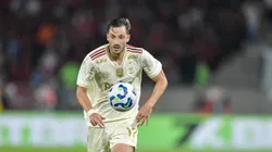 Vina, jogador do Flamengo, durante partida contra o Atletico-MG no estadio Maracana pelo campeonato Copa Do Brasil 2025. Foto: Thiago Ribeiro/AGIF