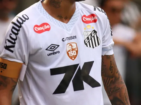 Santos rompe contrato antes do prazo e fica sem marca principal na camisa