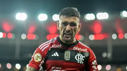 Arrascaeta em campo pelo Flamengo. Foto: Thiago Ribeiro/AGIF