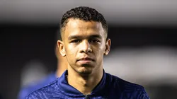 Sandry durante partida do Peixe na Série B