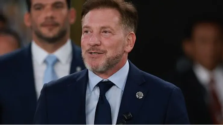 Alejandro Dominguez é o presidente da Conmebol. Foto: Hector Vivas