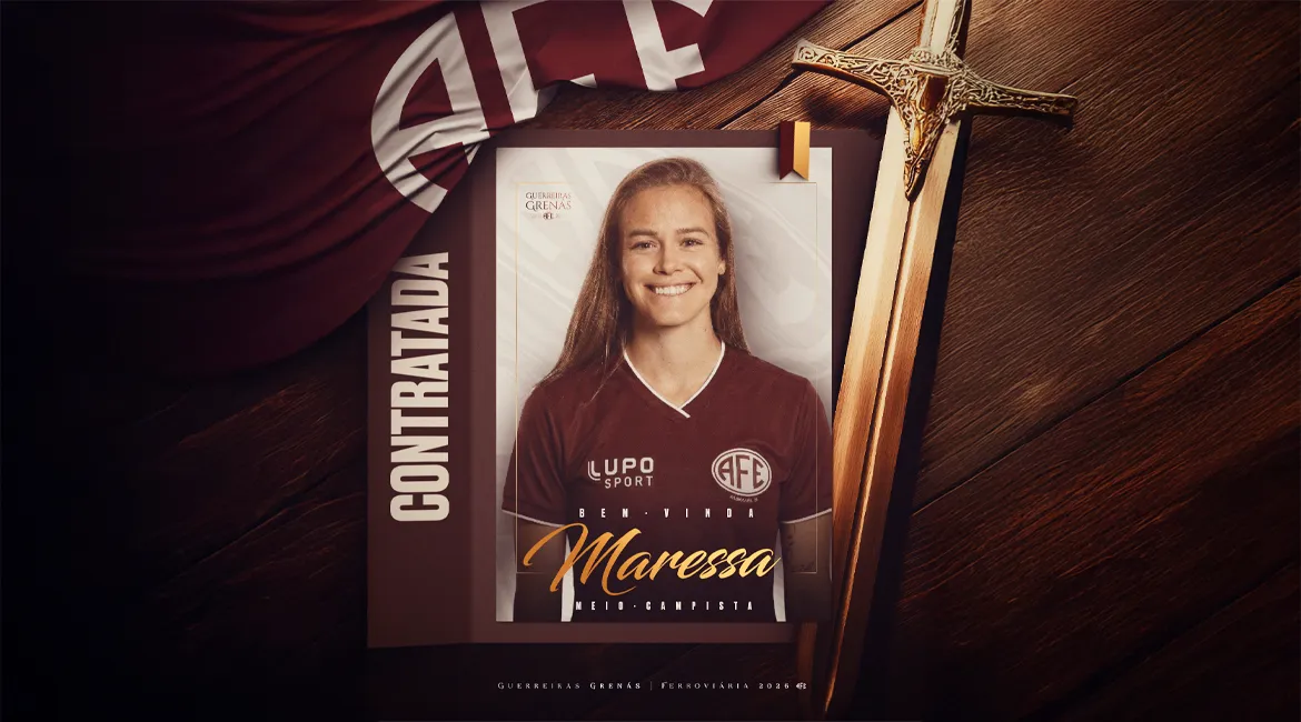 Anúncio da meia Maressa pela Ferroviária