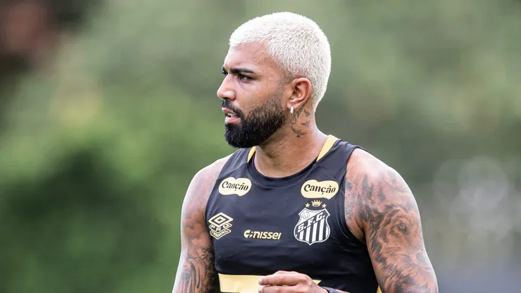 Primeiro treino de Gabigol ao Santos