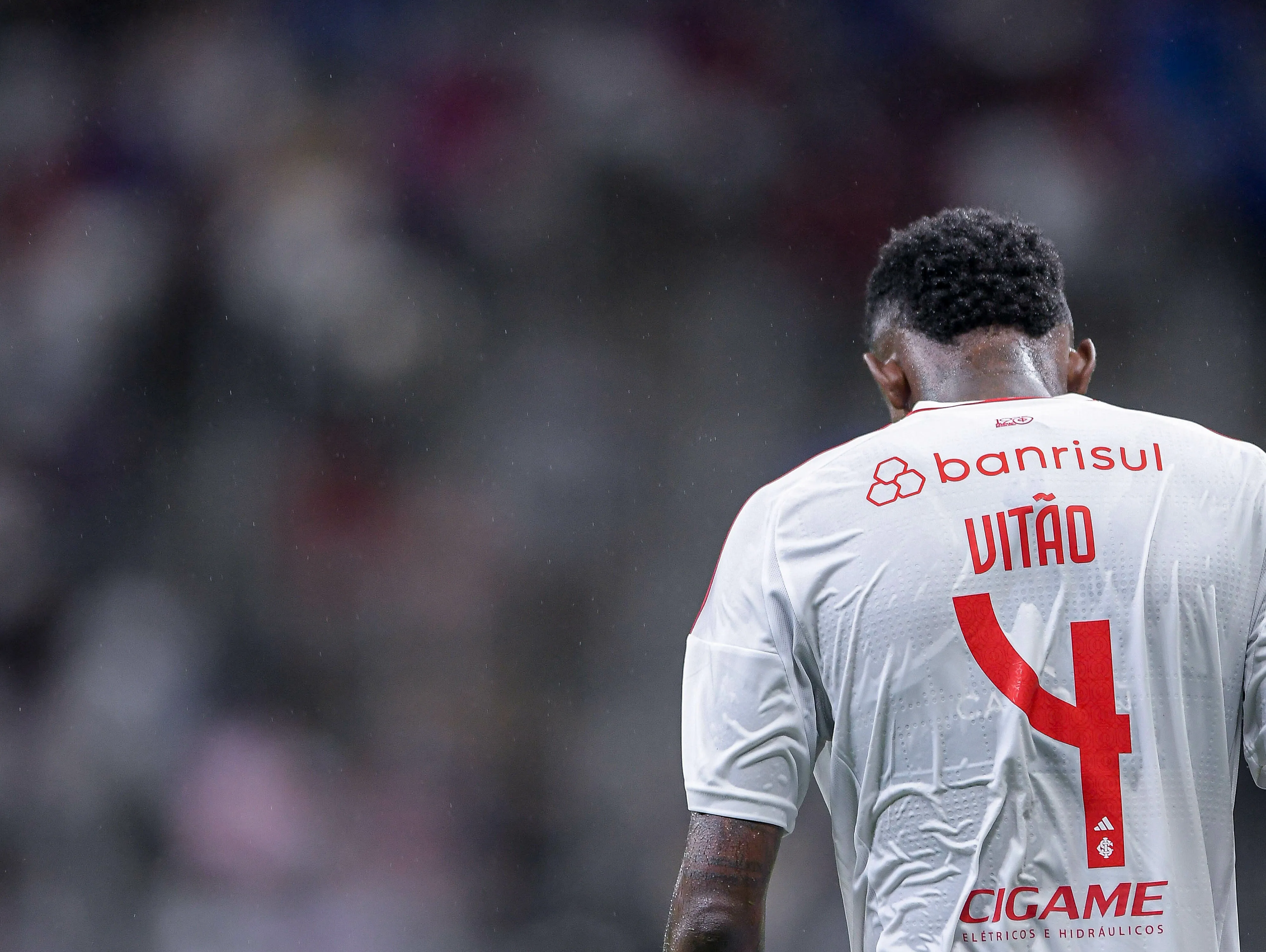 Vitao jogador do Internacional durante partida contra o Bahia no estadio Arena Fonte Nova pelo campeonato Brasileiro A 2025. Foto: Jhony Pinho/AGIF