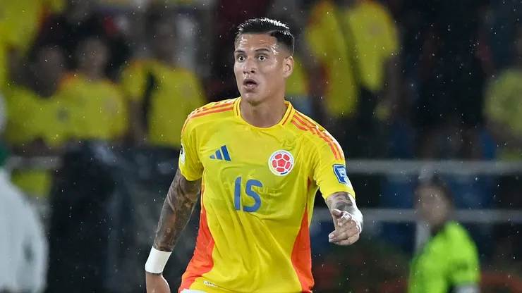 Juan Portiila, volante do Athlético Paranaense em partida pela seleção colombiana (Foto: Gabriel Aponte/Getty Images)