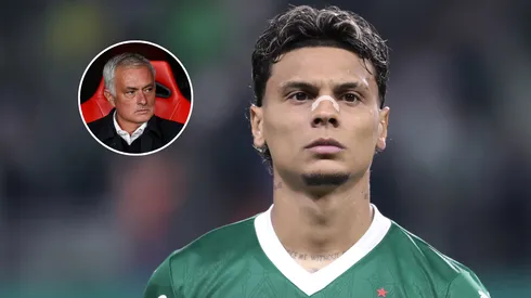 FotoxFoto: Richard Ríos (Marcello Zambrana/AGIF); Mourinho (Carlos Rodrigues/Getty Images)