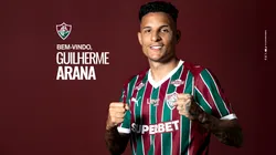 Guilherme Arana é anunciado pelo Flu. Reprodução: X Fluminense