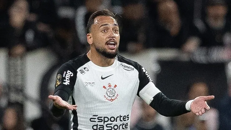 Maycon jogador do Corinthians lamenta durante partida contra o Vasco. Foto: Joisel Amaral/AGIF
