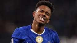 Estevão acabou saindo no intervalo de Manchester City x Chelsea