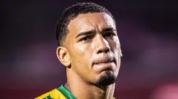 Denilson jogador do Cuiaba durante partida contra o Sao Paulo no estadio Morumbi pelo campeonato Brasileiro A 2023. Foto: Abner Dourado/AGIF