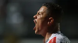 Rodrigo Rodrigues atuando pelo do Operário comemora seu gol. Foto: Joao Vitor Rezende Borba/AGIF