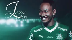 Anúncio de Layssa Santos pelo Palmeiras - Foto: Divulgação Oficial Palmeiras